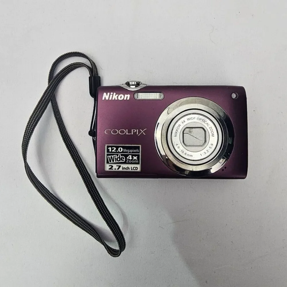 Nikon COOLPIX S3000 Purple 12MP Digital Camera Lens Error Parts Repair AS IS